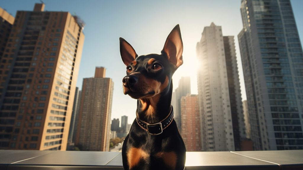 miniature pinscher guard dog for apartments