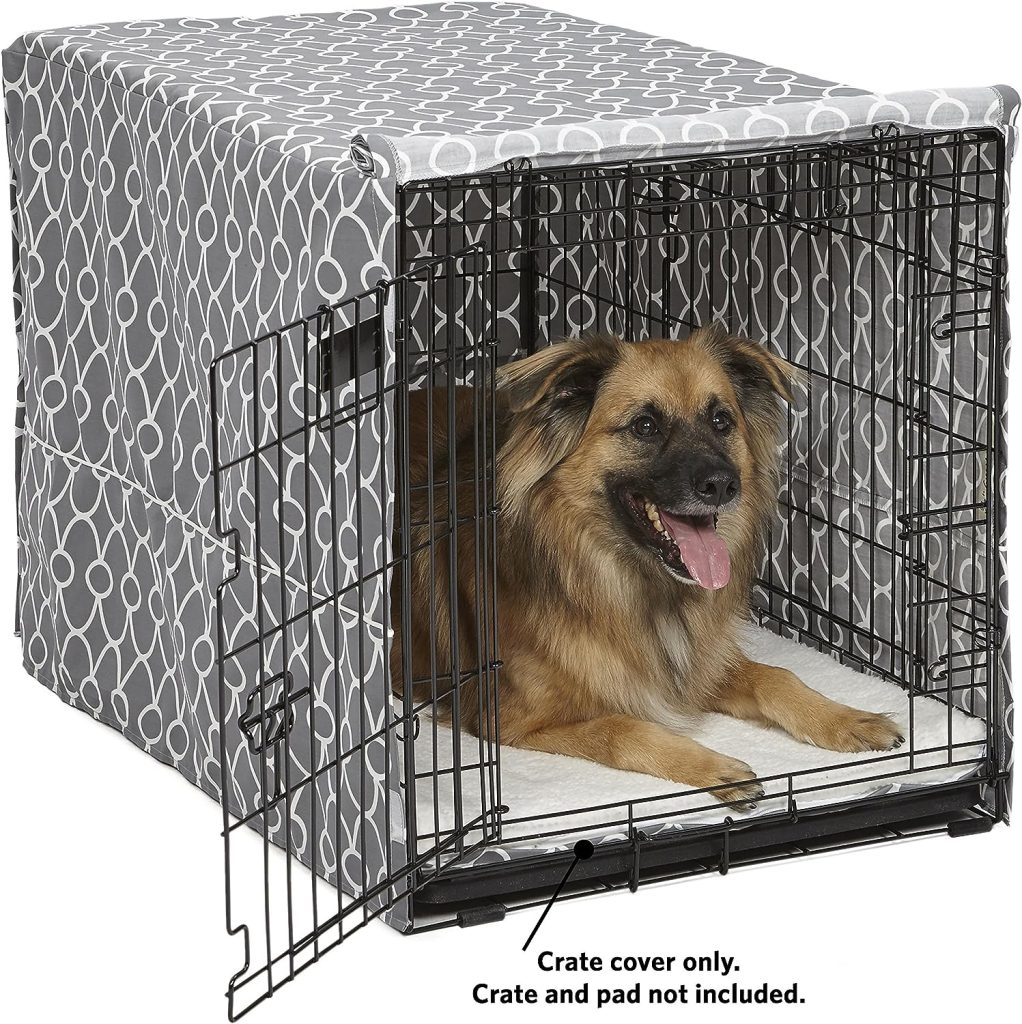 MidWest Privacy Dog Crate Cover Fits MidWest Dog Crates, Machine Wash  Dry