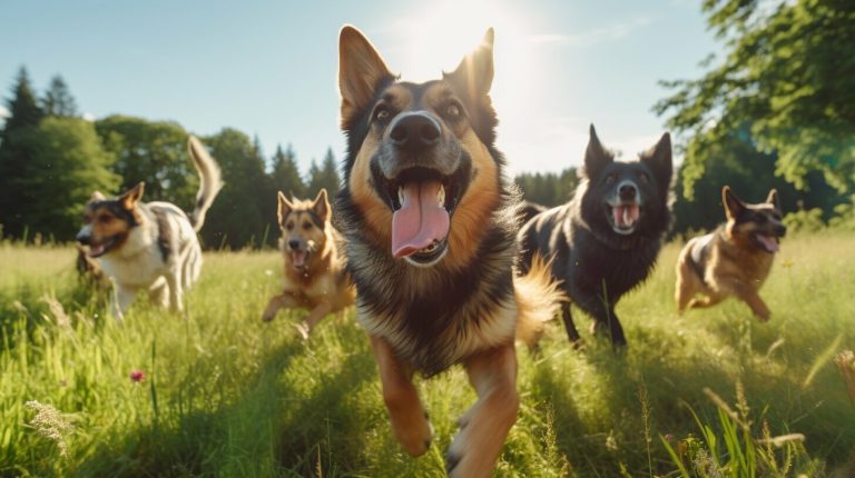 german shepherds and dog companionship