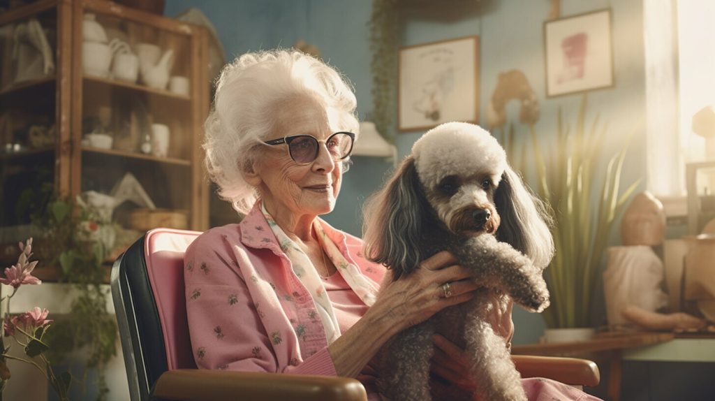 poodle grooming for older adults
