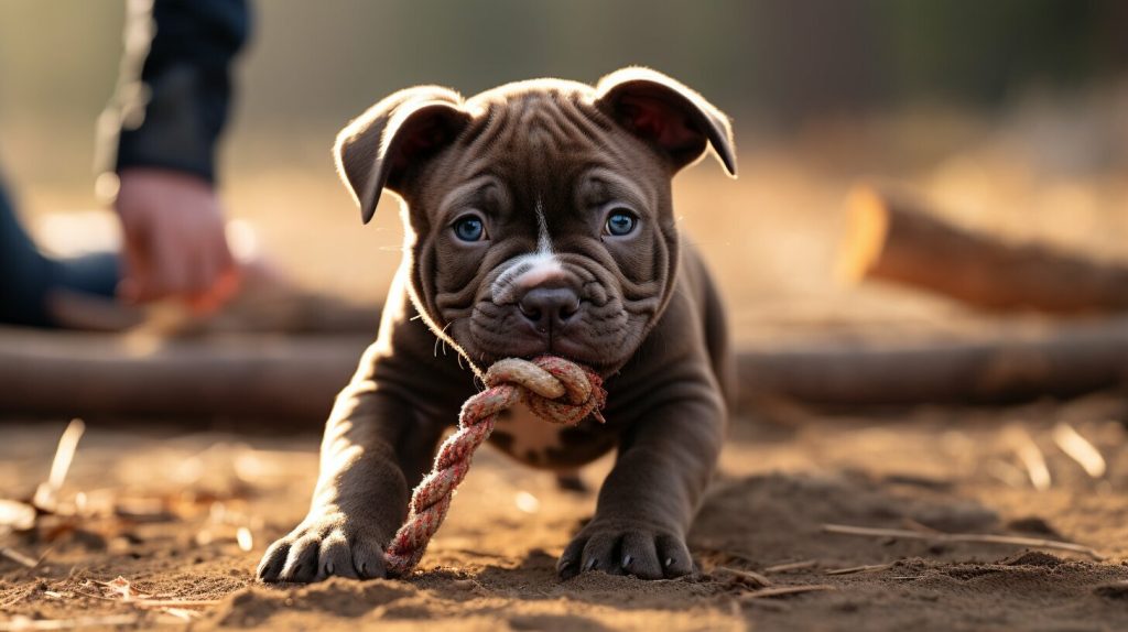 training tips for american bully puppy to stop biting