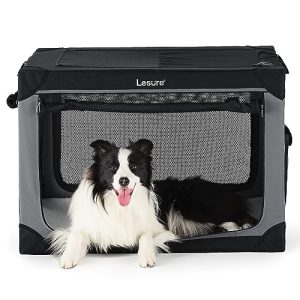 Ultimate Review: Lesure Soft Collapsible Dog Crate for On-the-Go Pet Comfort!