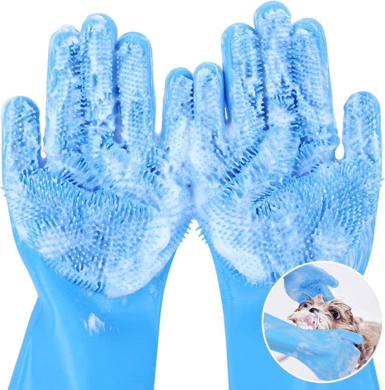 Pamper Your Pets: A Review of Pecute Pet Grooming Gloves for Effortless Bathing and Massaging!