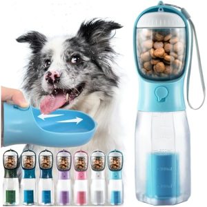 Stay Hydrated On-The-Go: The Ultimate 3-in-1 Dog Water Bottle for Adventurers!