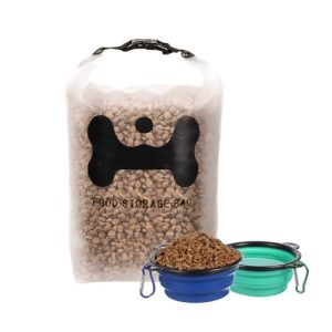 Travel Smart with the ANVS Silicone Pet Food Storage Bag: A Must-Have for Dog Lovers!