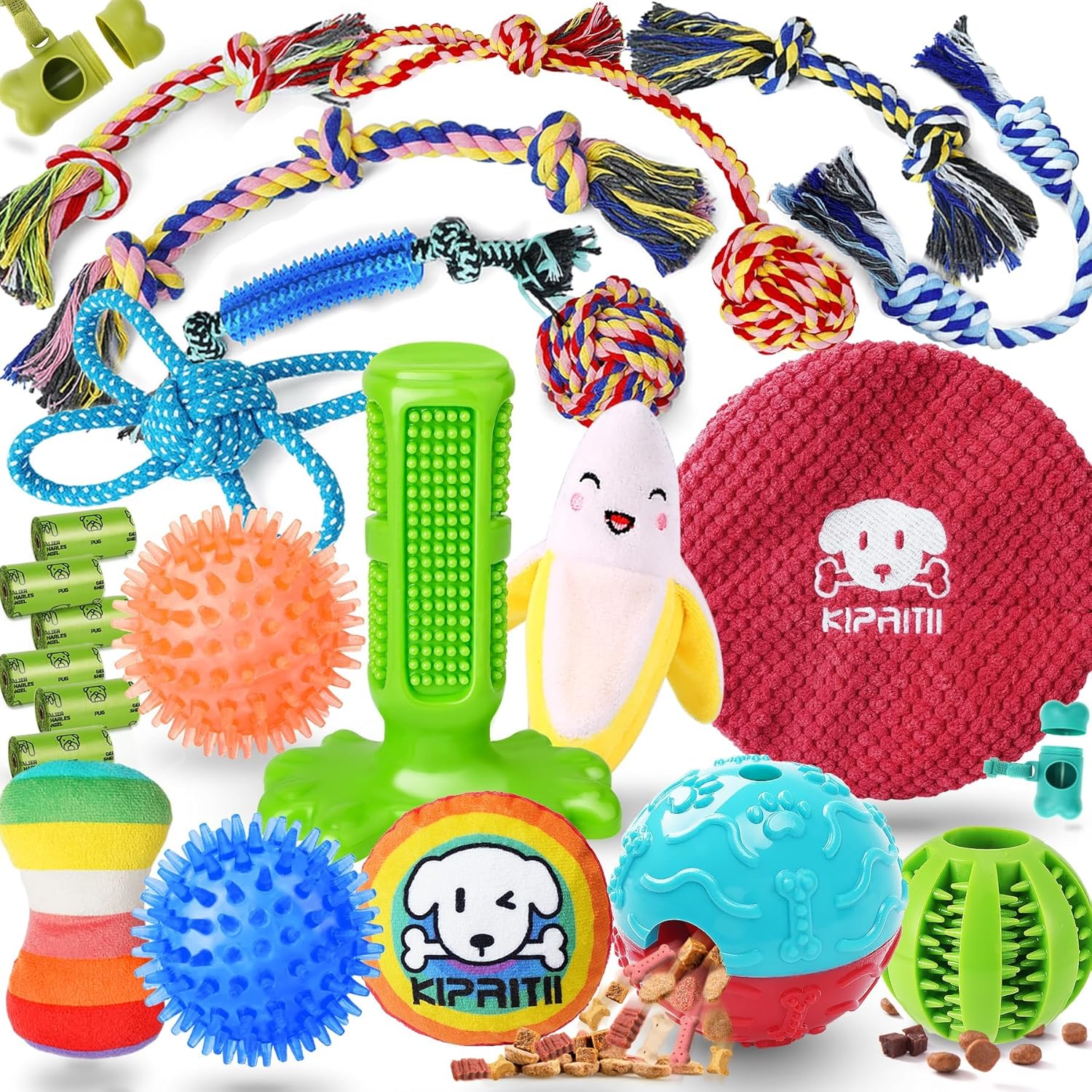 Unleash Fun: The Ultimate KIPRITII 25 Pack Puppy Toy Review!