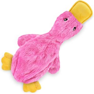 Unleash the Fun: Review of the Best Pet Supplies Crinkle Duck Dog Toy!