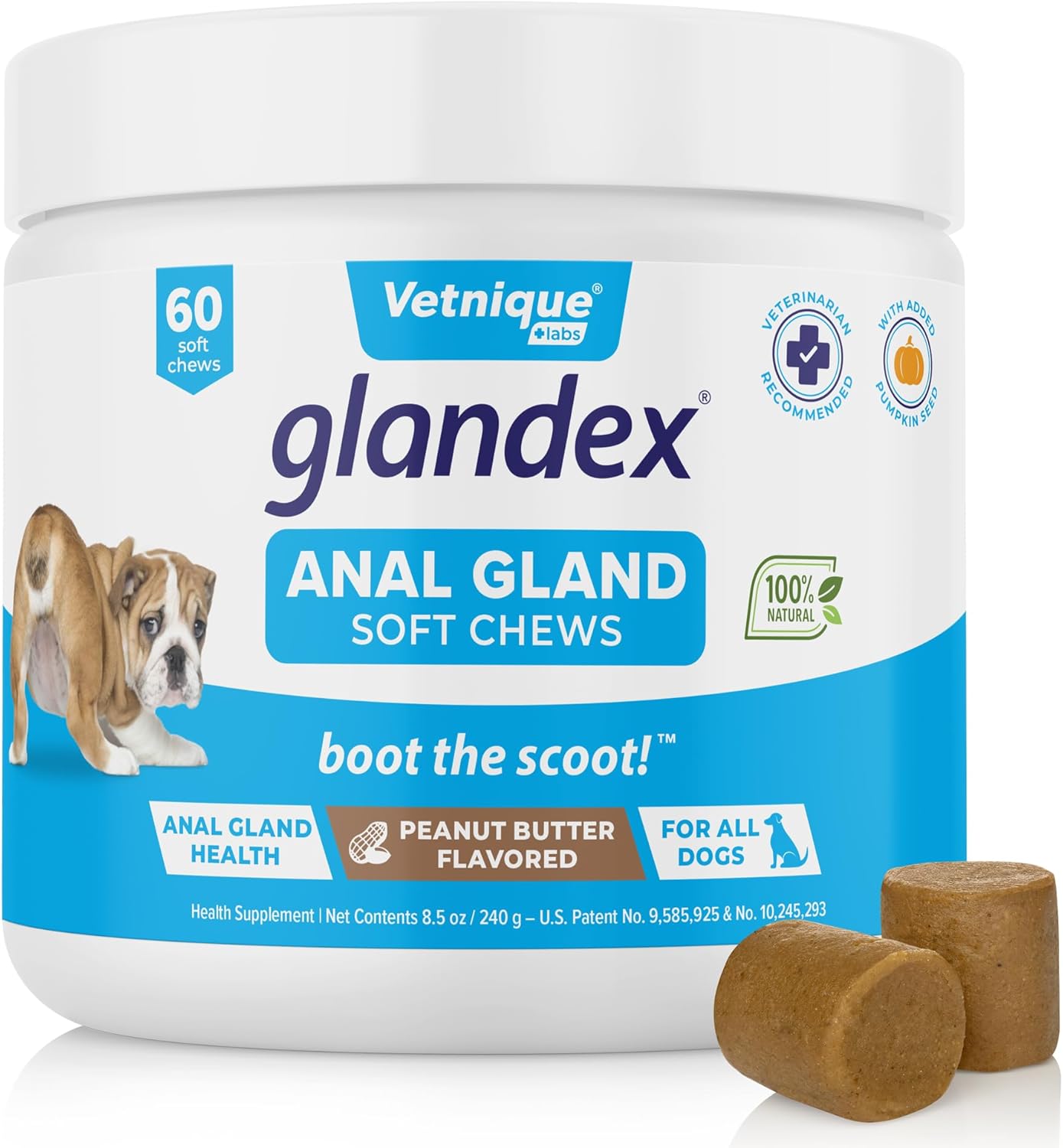 Boost Your Dog's Digestive Health with Glandex Anal Gland Soft Chews!