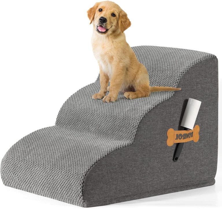 Elevate Your Pet's Comfort: Review of Romrol Dog Stairs Ramp for Easy Access!