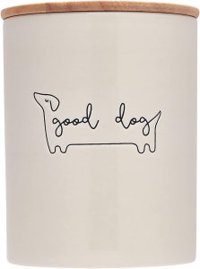 Stylish Storage: Pearhead Good Dog Treat Jar Review for Pet Lovers