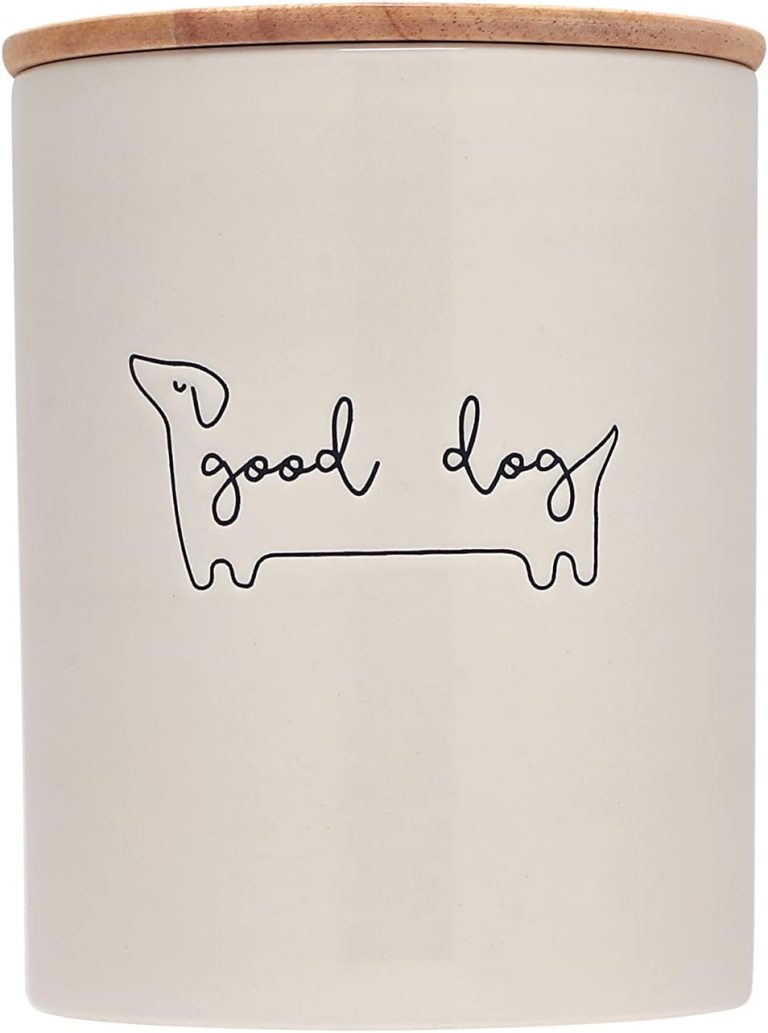 Stylish Storage: Pearhead Good Dog Treat Jar Review for Pet Lovers