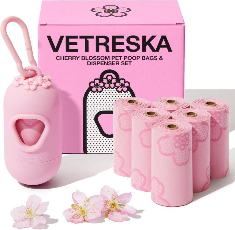 Sweeten Your Walks: VETRESKA Cherry Blossom Scented Poop Bag Dispenser Review