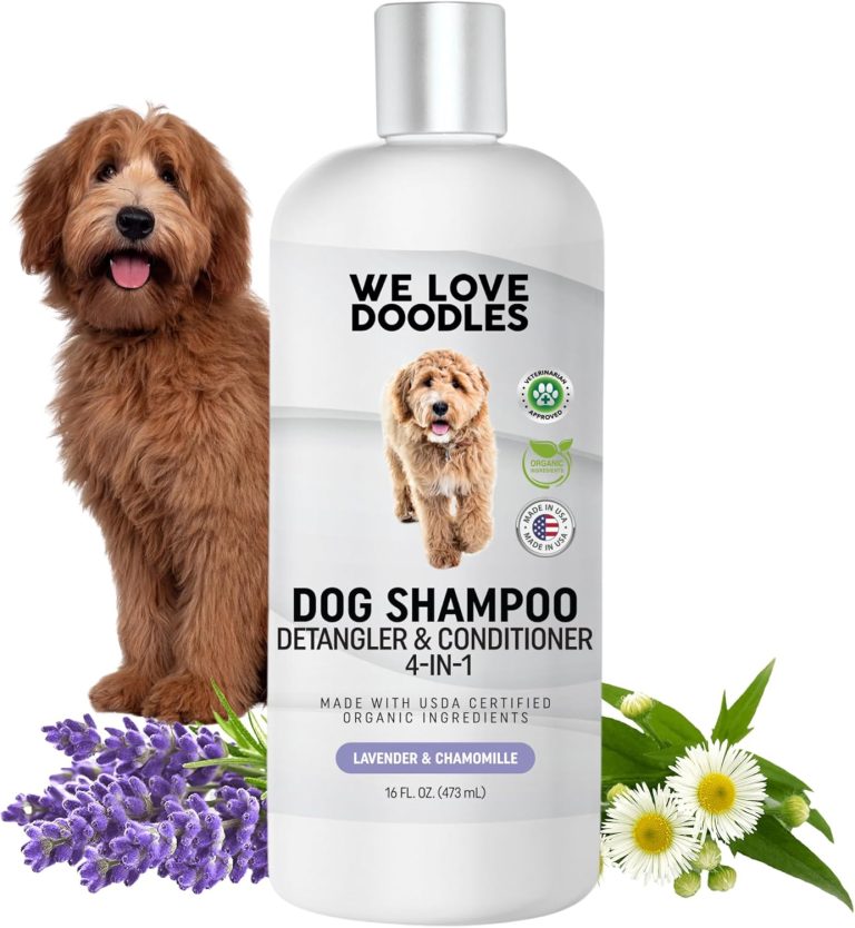 Transform Your Pet's Coat: USDA Organic Dog Shampoo for Goldendoodles & More!