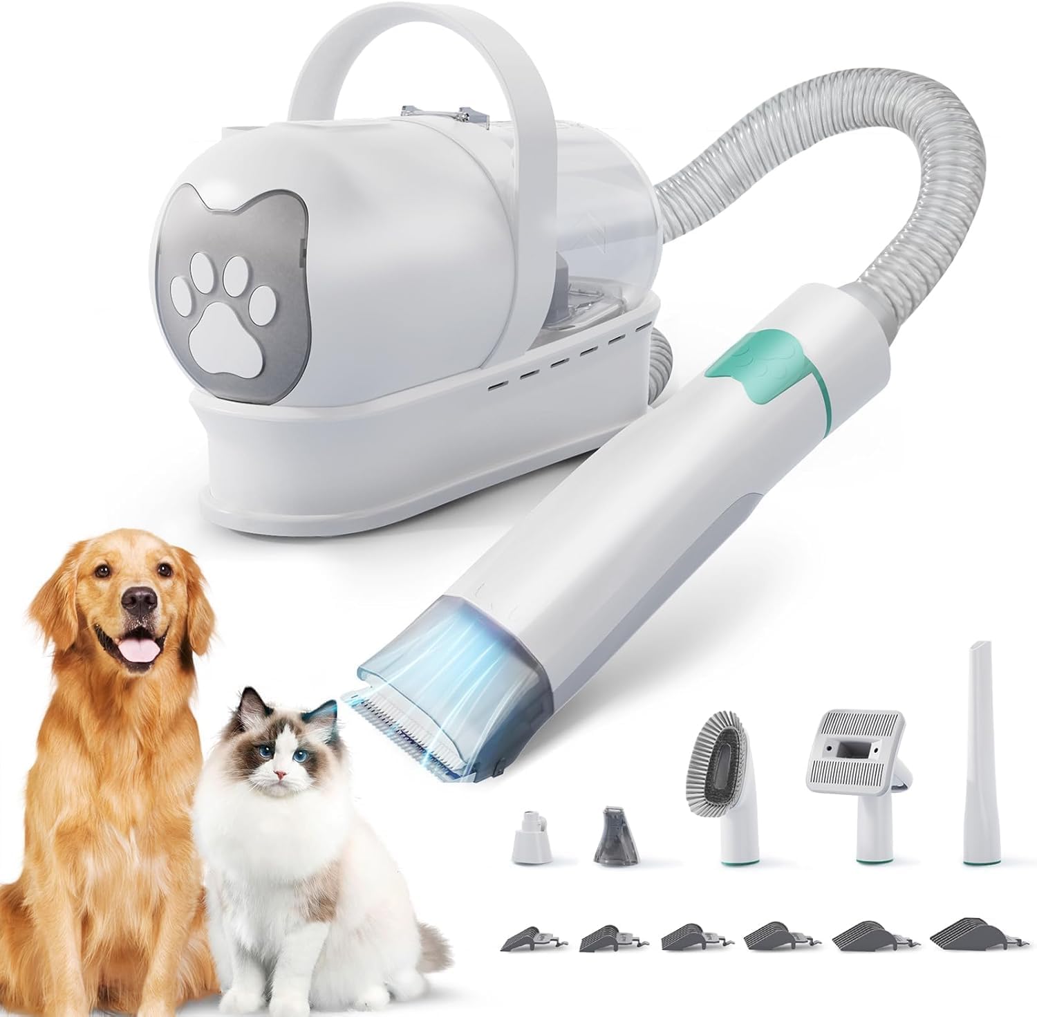 Ultimate Dog Grooming Kit: The All-in-One Pet Clipper & Vacuum for Shedding Solutions!