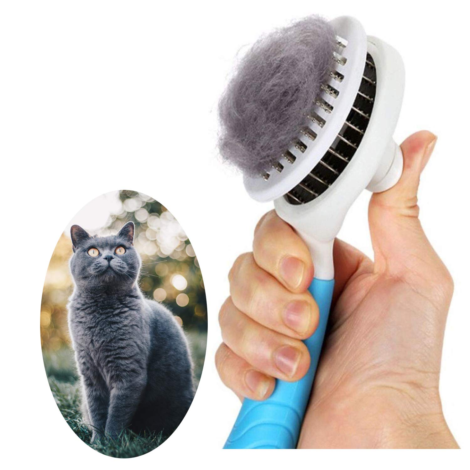 Effortless Grooming: The Ultimate Cat Self-Cleaning Slicker Brush Review