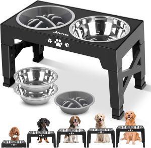 Elevate Your Pup's Dining: Review of Adjustable Elevated Dog Bowls!