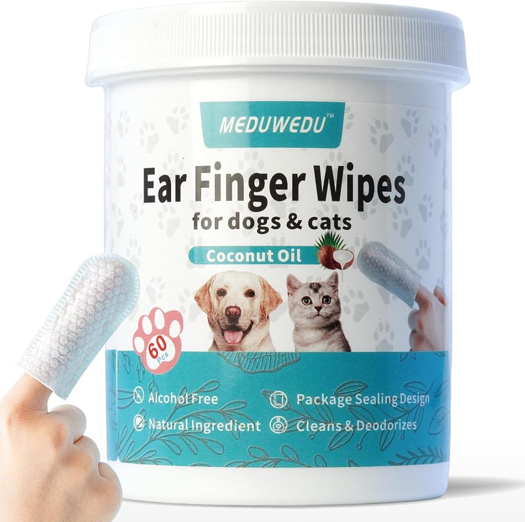 Say Goodbye to Ear Woes: Review of Ear Cleaner Finger Wipes for Dogs & Cats!