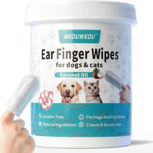 Say Goodbye to Ear Woes: Review of Ear Cleaner Finger Wipes for Dogs & Cats!