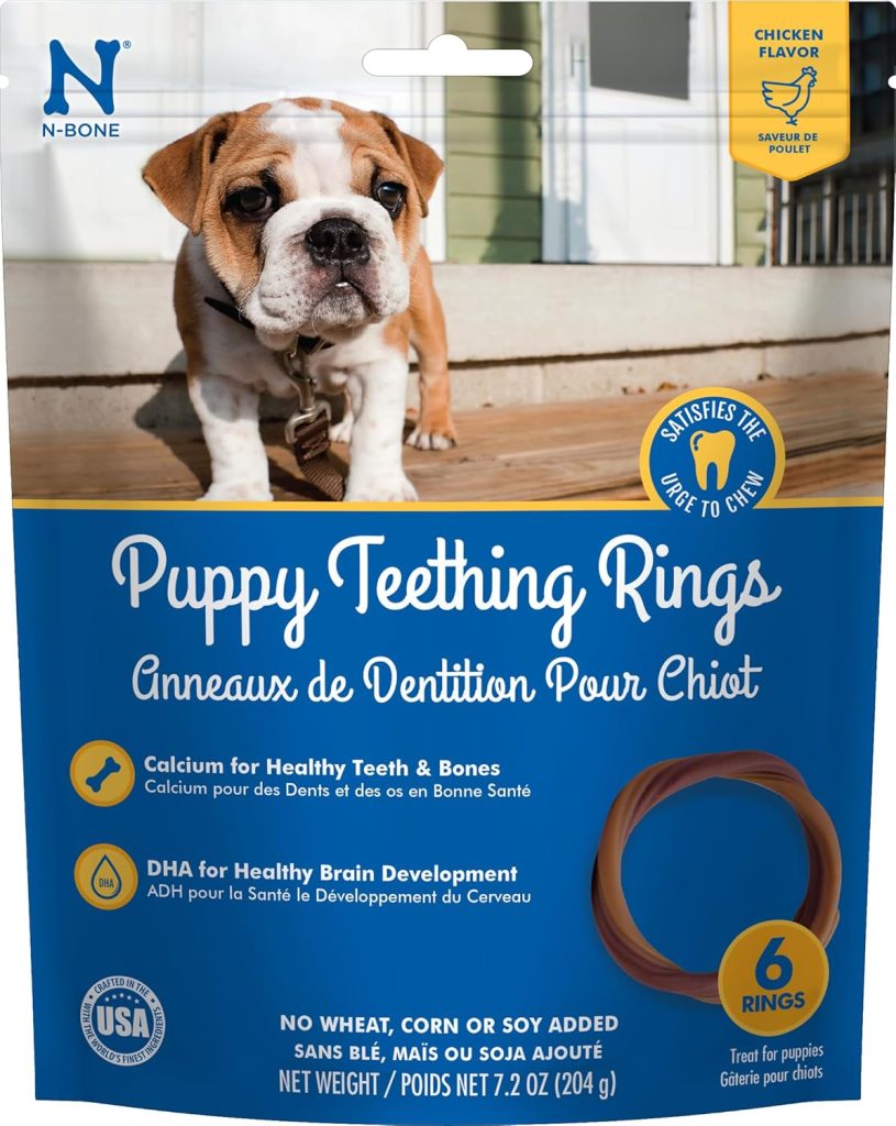 Soothe Your Pup's Teething Woes: N-Bone Puppy Teething Rings Chicken Flavor Review