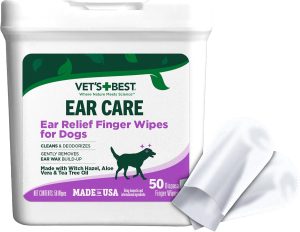 Vet's Best Ear Relief Finger Wipes: The Ultimate Solution for Your Dog's Ear Care!