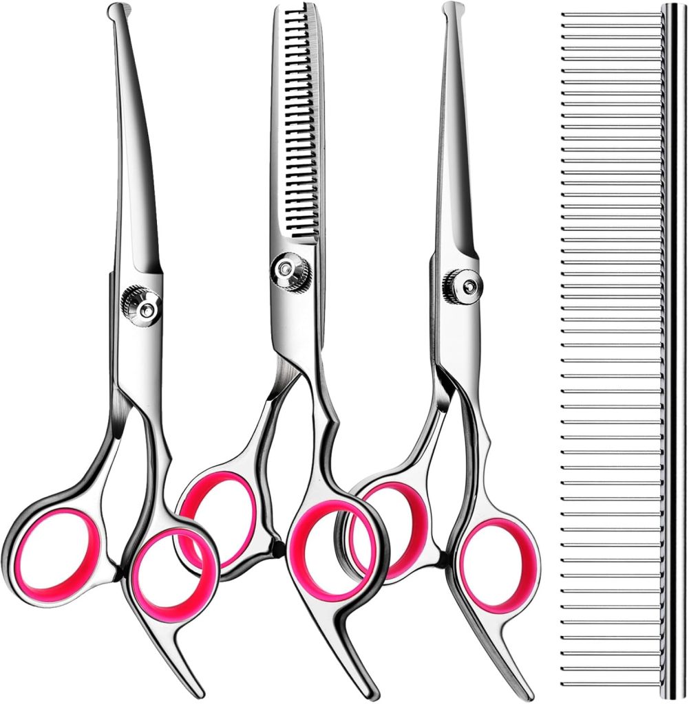 Groom Like a Pro: The Ultimate 5-in-1 Dog Grooming Scissors Kit Review