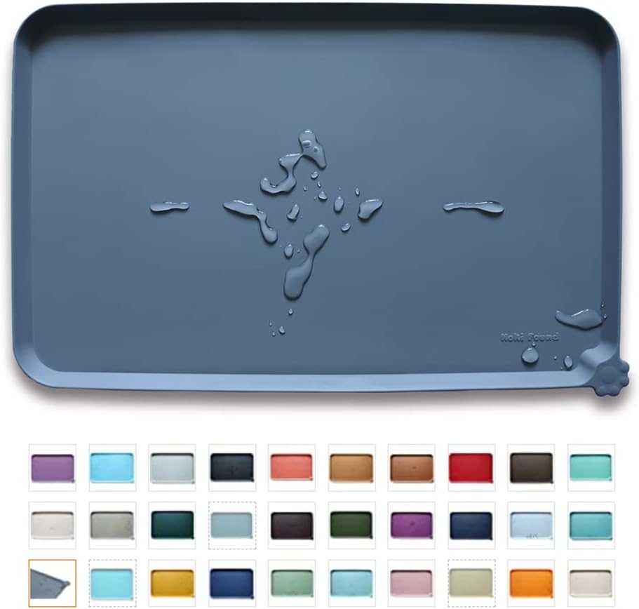 Keep Messes at Bay with Hoki Found Waterproof Pet Feeding Mats!