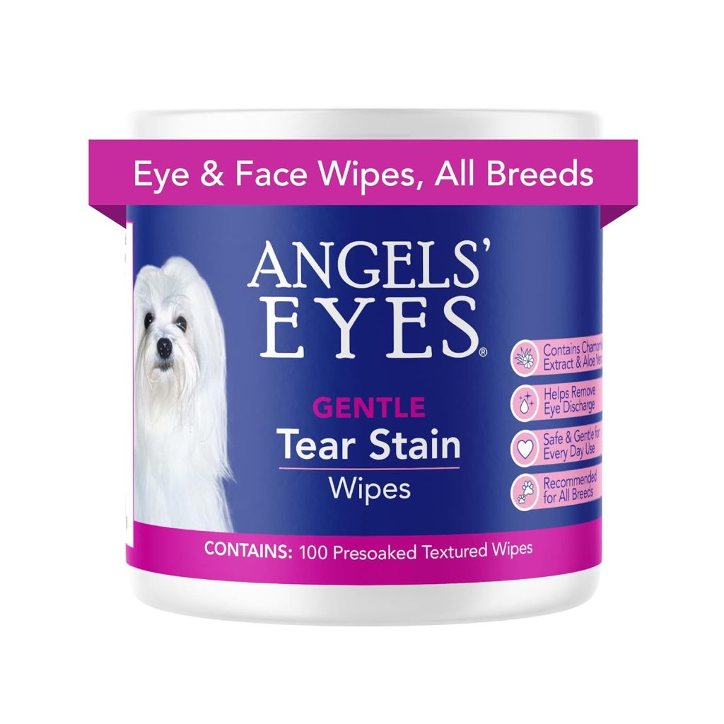 Say Goodbye to Tear Stains: Review of ANGELS' EYES Gentle Pet Eye Wipes