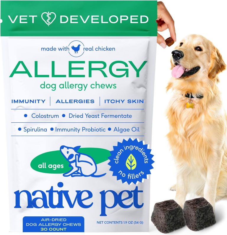 Soothe Your Dog's Allergies Naturally: Discover Native Pet Allergy Chews!