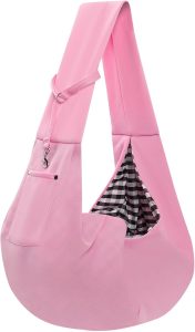 Stylish and Secure: Review of the Reversible Dog Carrier Sling for Small Pups
