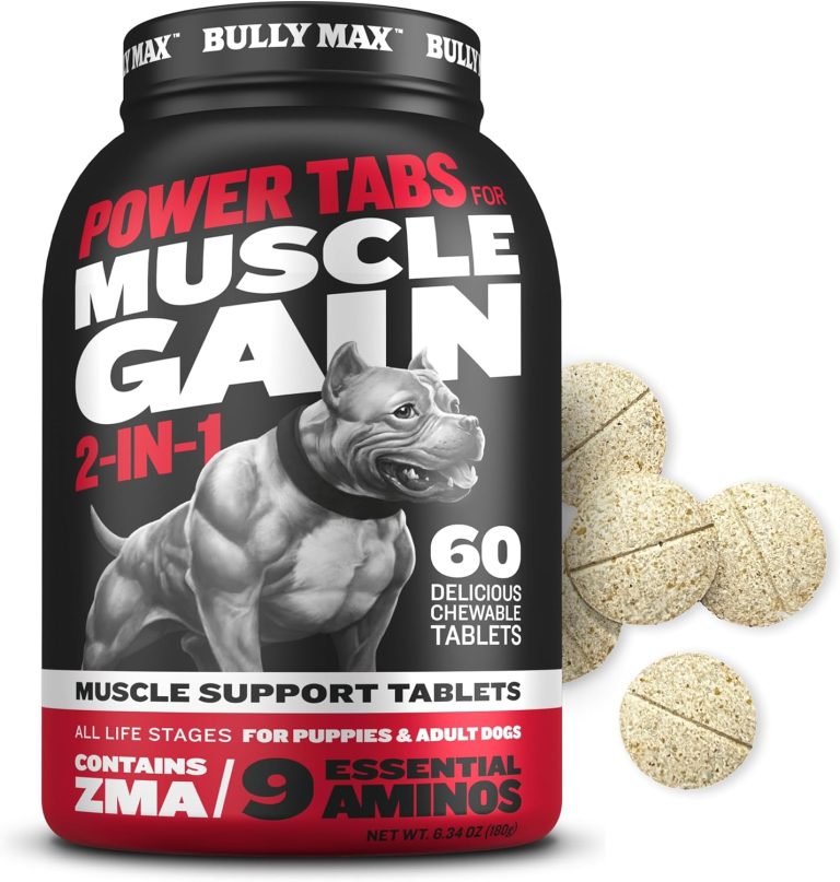 Unleash Your Dog's Potential: A Review of Bully Max 2-in-1 Muscle Builder Chewable Tablets