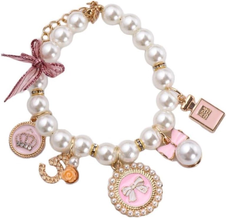 Add a Touch of Elegance: Review of the Dog Pearl Collars Princess Bow Necklace