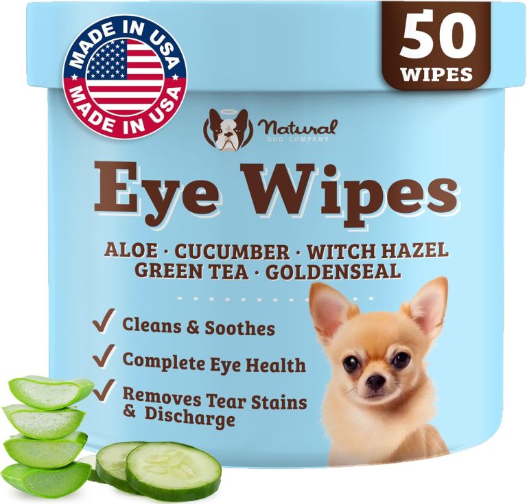 Revitalize Your Pup's Eyes: Review of Natural Dog Eye Wipes with Green Tea & Goldenseal