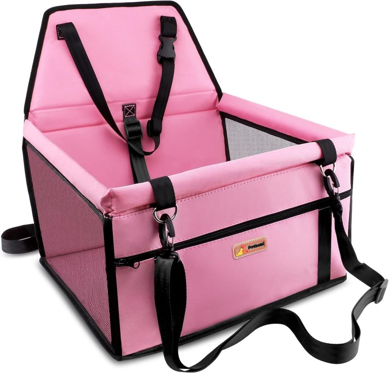 Travel Safe: Petbobi's Portable Car Booster Seat for Dogs & Cats
