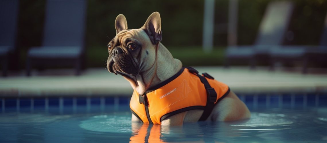 dj1793_Capture_an_french_bulldog_in_a_life_jacket_beside_a_pool
